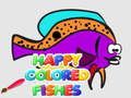 Игра Счастливые цветные рыбы онлайн