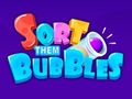 Игра Сортировать их: Пузыри онлайн