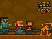 Игра Побег блоковых шахтёров 2 игрока онлайн