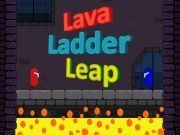 Игра Прыжок по лавовой лестнице онлайн