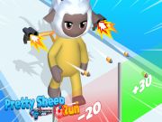 Игра Симпатичная овца бежит онлайн