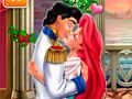 Игра Поцелуй принцессы-русалки Омелы онлайн