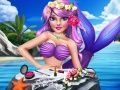 Игра Косметический стиль принцессы русалки онлайн