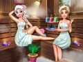 Игра Ледяная королева в сауне онлайн