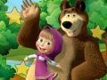 Игра Маленькая девочка и медведь: Скрытые звезды онлайн