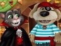 Игра Говорящий кот Том и Анджела Хэллоуин вечеринка онлайн