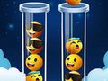 Игра Цветная сортировка Эмоджи онлайн