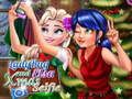 Игра Леди Баг и Эльза: рождественское селфи онлайн