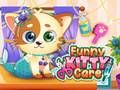 Игра Уход за смешным котенком онлайн