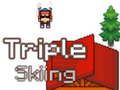 Игра Тройное катание на лыжах 2D онлайн