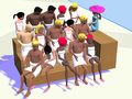Игра Бег в сауне онлайн