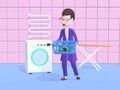 Игра Сумасшедшая прачечная онлайн