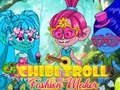 Игра Тролли Чиби Модное преображение онлайн
