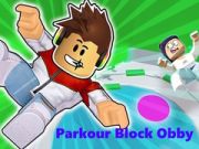 Игра Блочный паркур: Обби онлайн