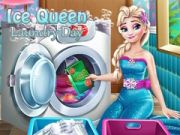 Игра Ледяная королева: День стирки онлайн
