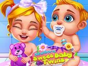 Игра Новорожденные сладкие близнецы онлайн