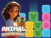Игра Животные: Блочная головоломка онлайн