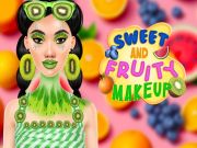 Игра Сладкий и фруктовый макияж онлайн