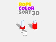 Игра Сортировка по цвету веревки 3D онлайн