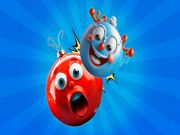 Игра Новогодние игрушки: Объединить шары 3D онлайн