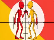 Игра Стикмен: Цветная война онлайн