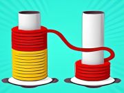 Игра Сортировка по цвету веревки 3D онлайн