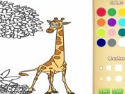 Игра Книжка раскраска для детей: Животные джунглей онлайн