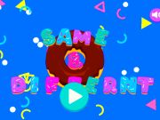 Игра Одинаковый и разный пончик онлайн
