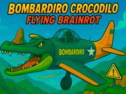 Игра Летающий Бомбардиро Крокодило онлайн