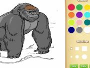 Игра Книжка раскраска для детей: Животные зоопарка онлайн