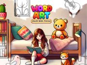 Игра Искусство слова: Цветная книга-головоломка онлайн
