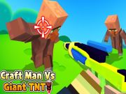 Игра Крафтовый человек против Гиганта онлайн
