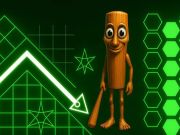 Игра Тунг Тунг Сахур: Геометрия Даш онлайн