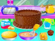 Игра Детская кондитерская Создание торта онлайн