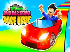 Игра Оббие Эпическая гонка на автомобилях с трюками онлайн Игра Оббие Эпическая гонка на автомобилях с трюками онлайн