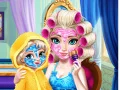 Игра Ледяная королева : Мама и дочь в салоне красоты онлайн Игра Ледяная королева : Мама и дочь в салоне красоты онлайн