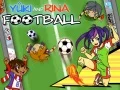 Игра Юки и Рина играют в футбол онлайн