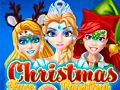 Игра Рождественские рисунки на лице онлайн