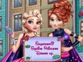 Игра Весенние наряды супергероинь принцесс онлайн