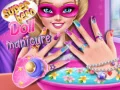 Игра Супер Барби: Кукольный маникюр  онлайн
