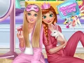 Игра Пижамная вечеринка принцесс онлайн