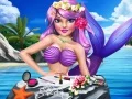 Игра Косметический стиль принцессы русалки онлайн