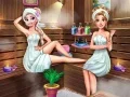 Игра Ледяная королева в сауне онлайн