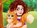 Игра Оливия приручает кошку онлайн