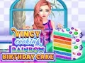Игра Винси готовит торт к дню рождения онлайн