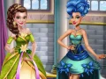 Игра Кукла принцесса против злодейки: одевалка онлайн Игра Кукла принцесса против злодейки: одевалка онлайн