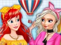 Игра Модные принцессы и фестиваль воздушных шаров онлайн