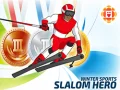 Игра Зимние виды спорта: Герой слалома онлайн