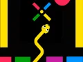 Игра Скользящая цветная змея онлайн
