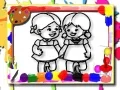 Игра Дети: Время раскрашивать онлайн